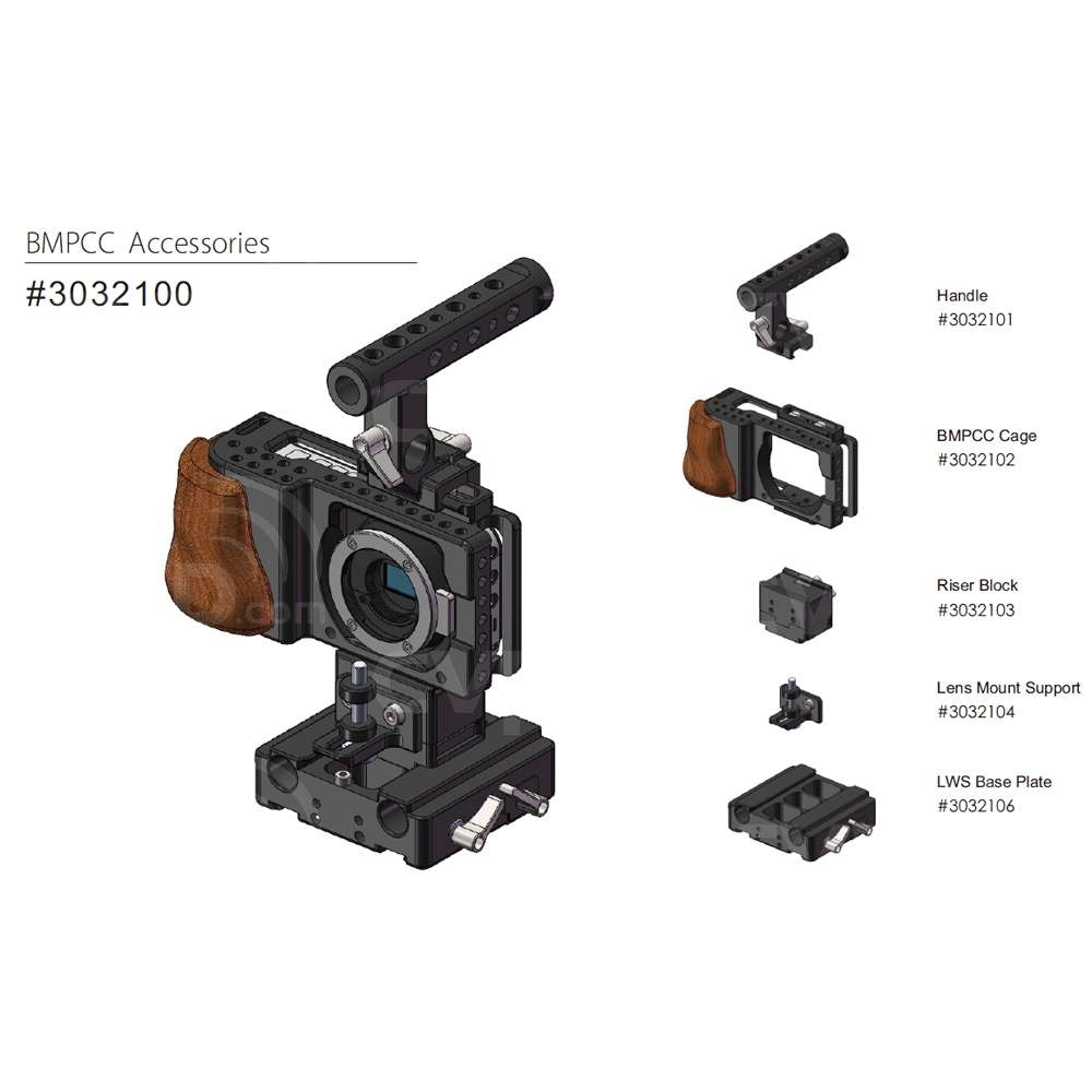 Buy - Ex-Showroom Movcam Rig for BMPCC (3032100)